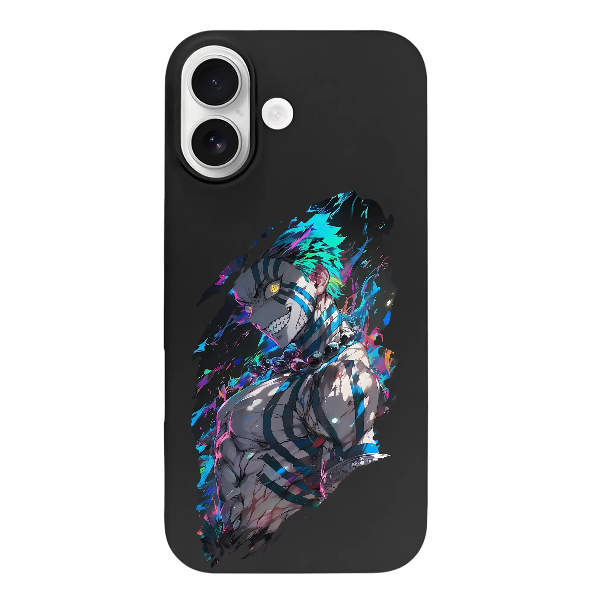 鬼滅の刃 グッズ,猗窩座 - iPhone 17 シリーズ シリコンケース 薄型 耐衝撃 指紋防止 ソフトタッチカバー 精密フィット 傷防止 保護ケース iPhone 17/17 Air/17 Pro/17 Pro Max 対応